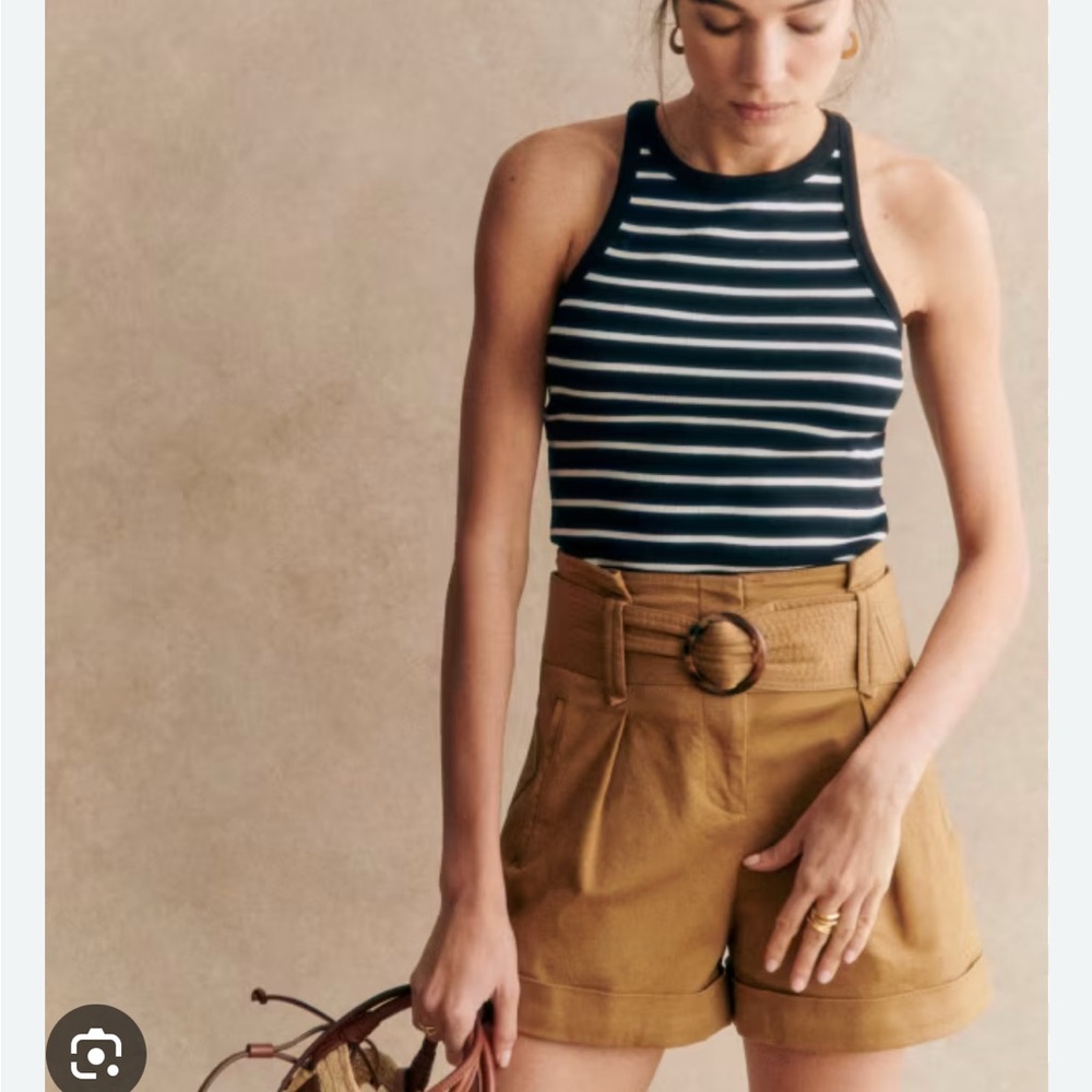 Sezane Rome shorts in caramel size 36